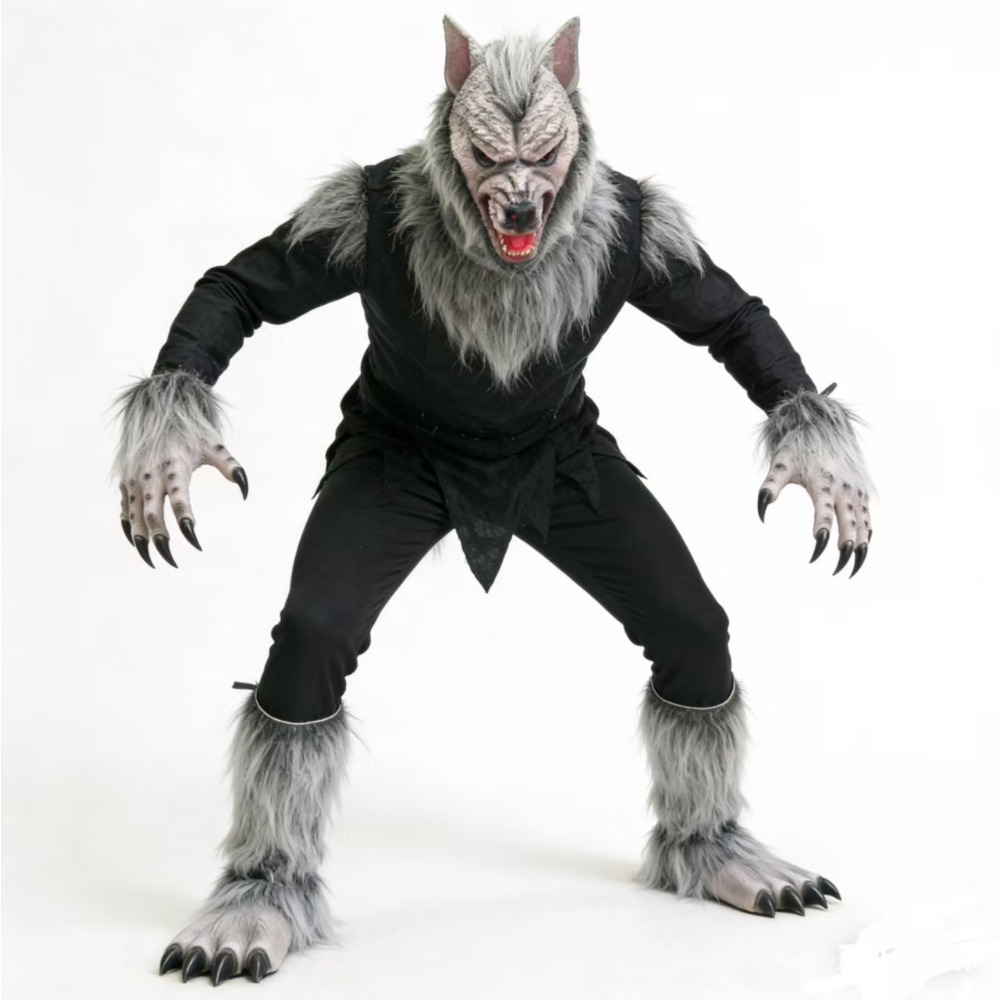 Cosplay Prop Kit - Kit de Fantasia de Lobisomem, Máscara