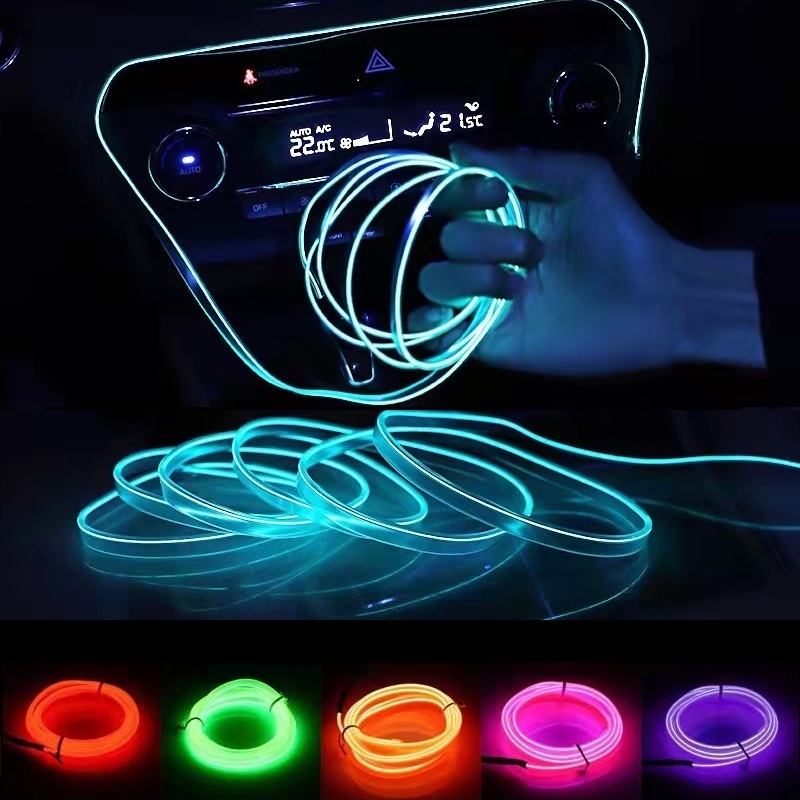 Led El Wire - 10m/3m/5m neon led tiras de iluminação