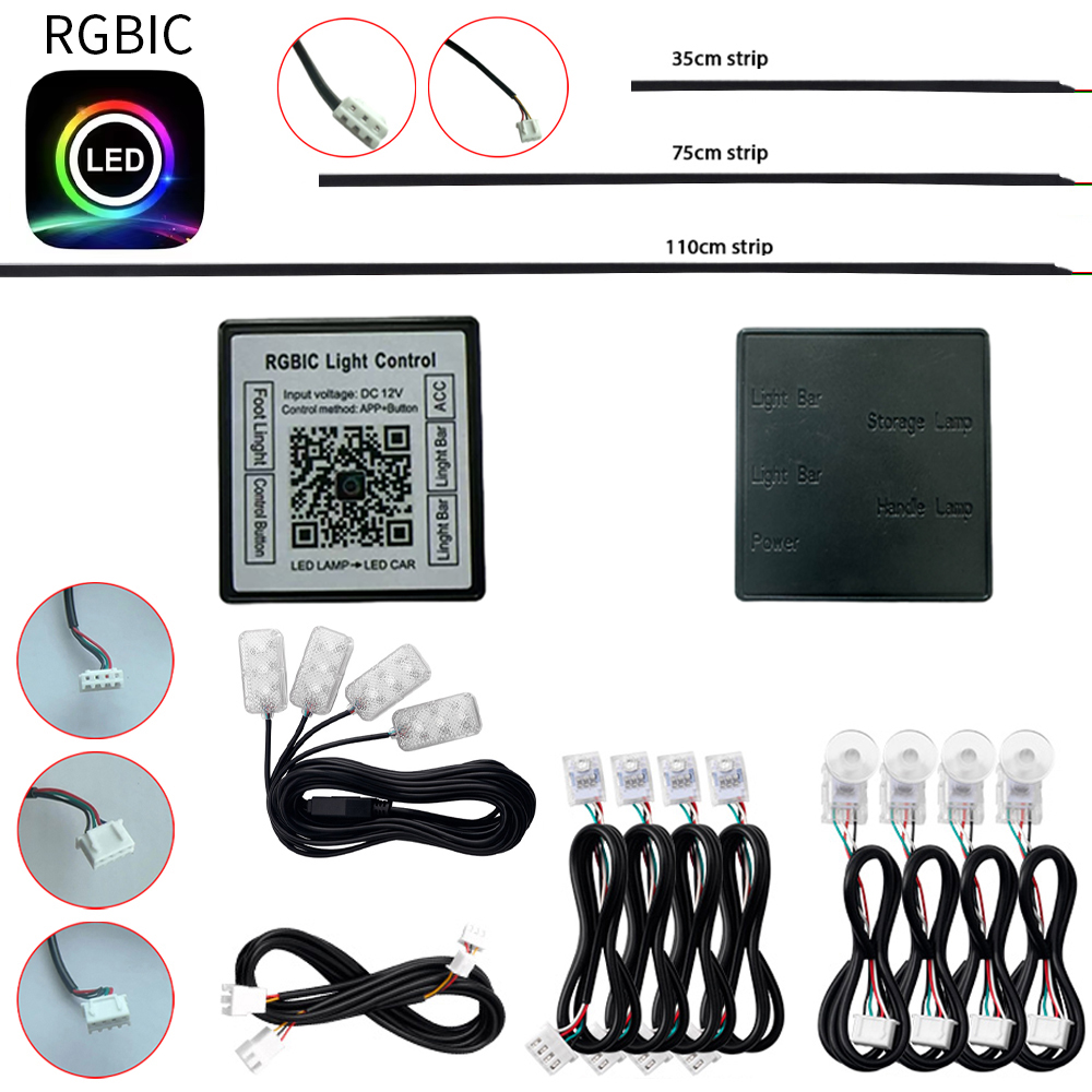 Led El Wire - Acessórios de luz ambiente sinfonia rgbic,