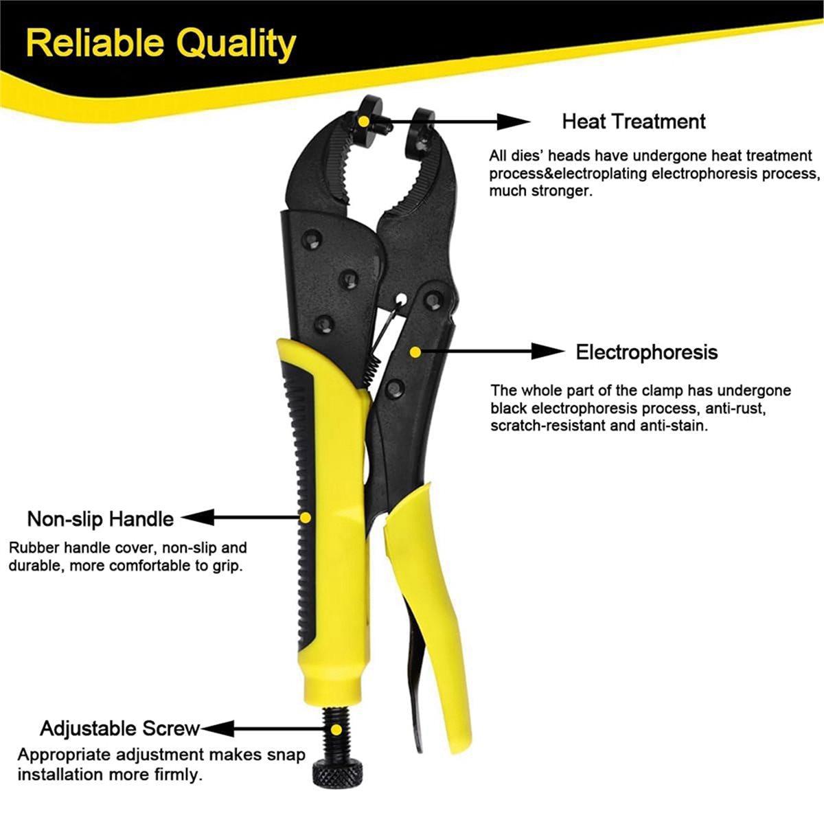 Snap Plier Setter - Kit de Ferramentas para Botões de