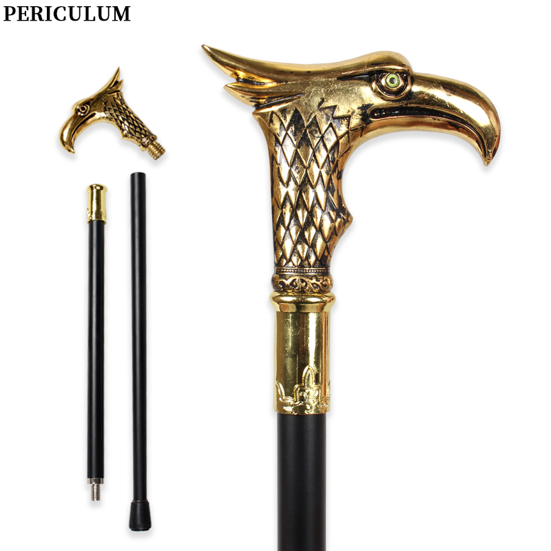 Detachable Cosplay Prop - Bengala Decorativa Vintage com Cabeça de