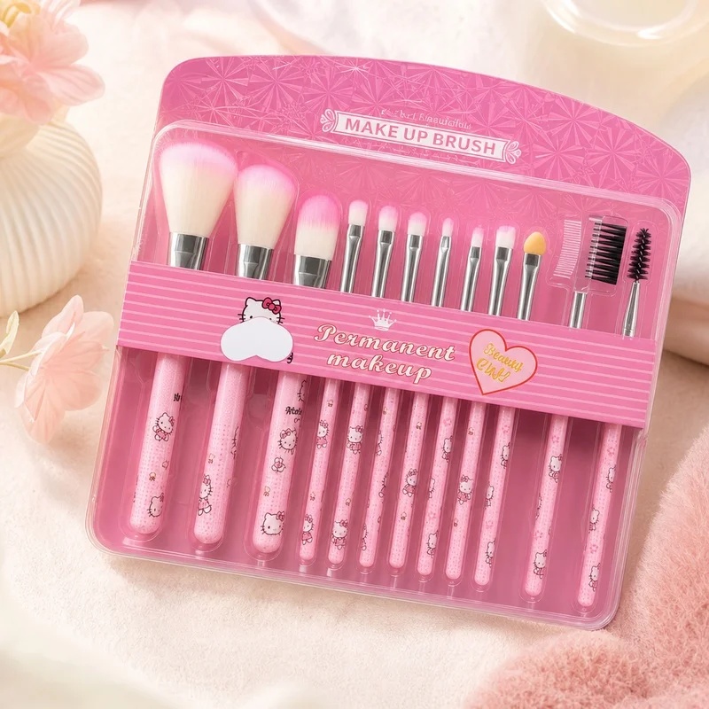 Cosplay Prop Kit - Conjunto de Pincéis de Maquiagem Hello