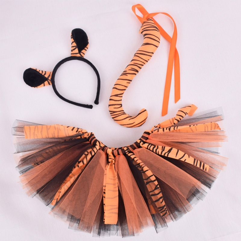 Cosplay Prop Kit - Tigre conjunto traje orelhas de tigre