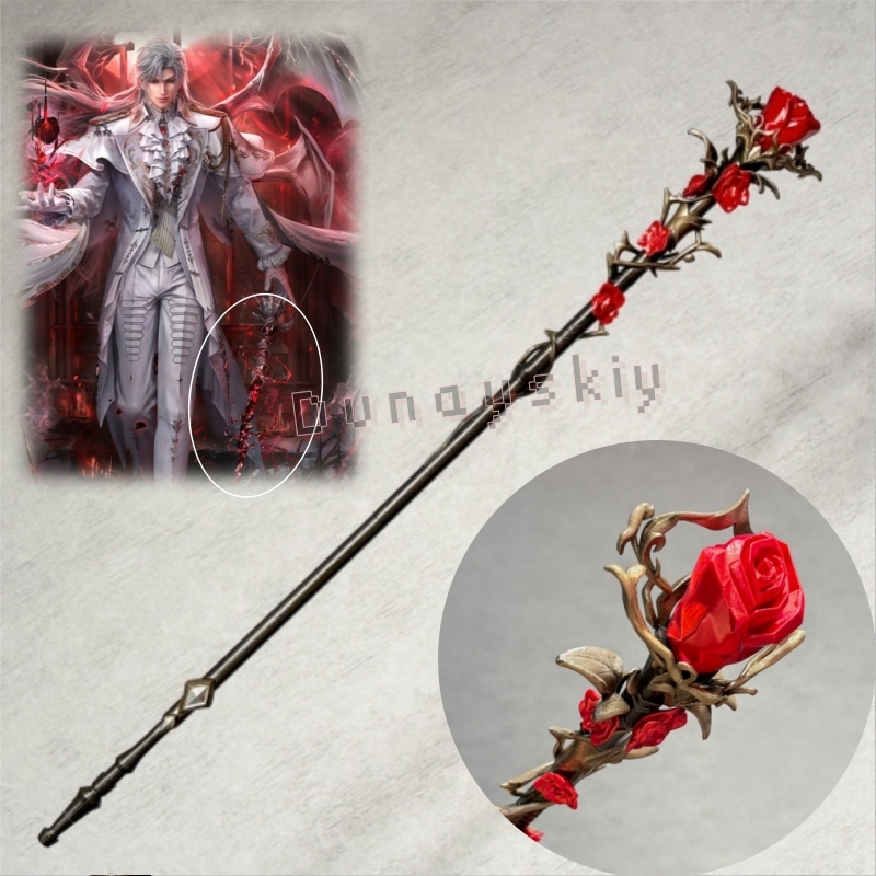 Cosplay Prop 3D Print Settings - Varinha Sylus Staff Silver Wing Demon