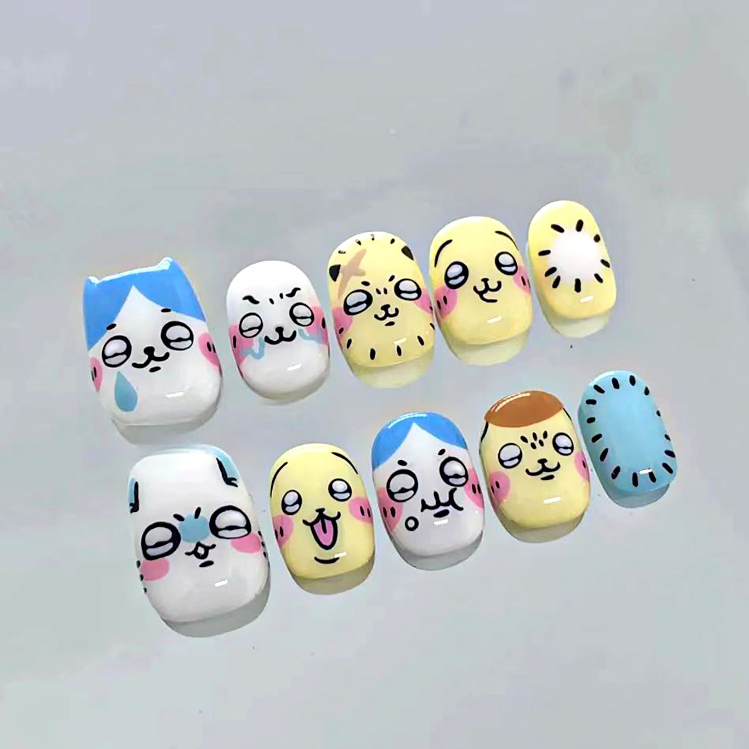 Detachable Cosplay Prop - Unhas Postiças de Desenho Animado Rakko,