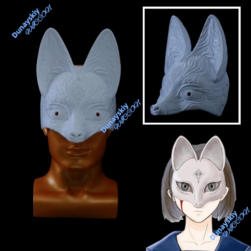 Cosplay Prop 3D Print Settings - Colina halloween masquerade festa máscara de