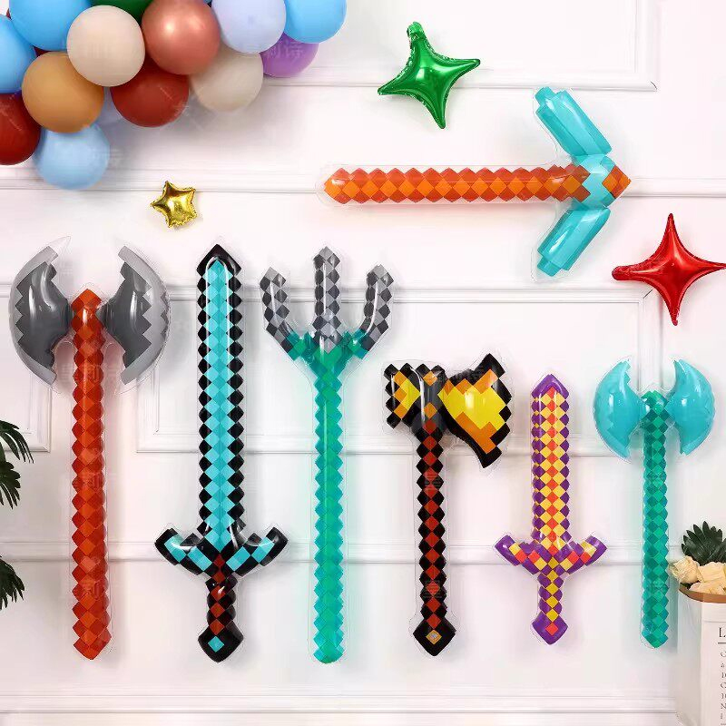 Cosplay Prop Dagger - Brinquedos Estilo Pixel, Espada de Pedra