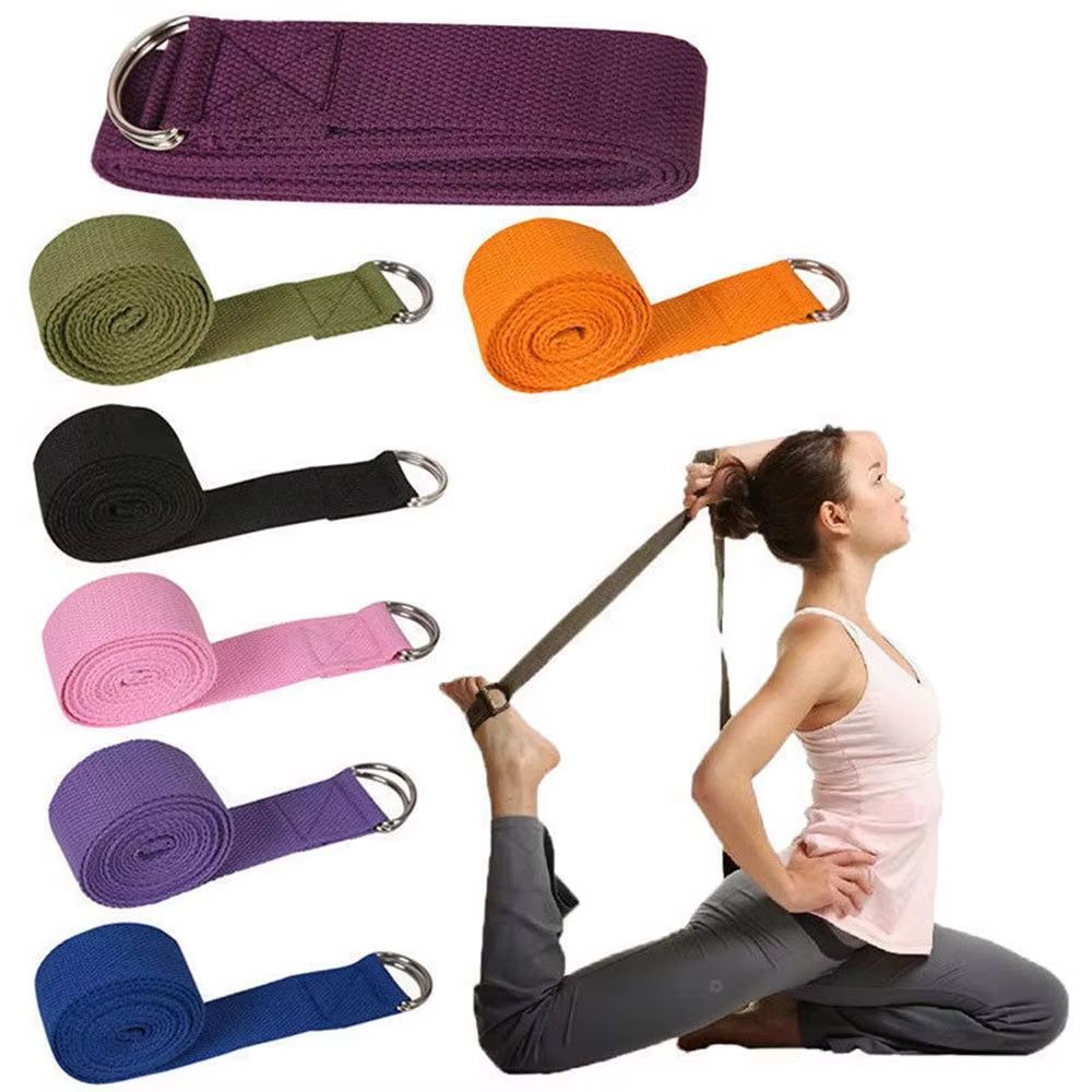 D Ring Strap - Alça de ioga esportiva de 180cm,