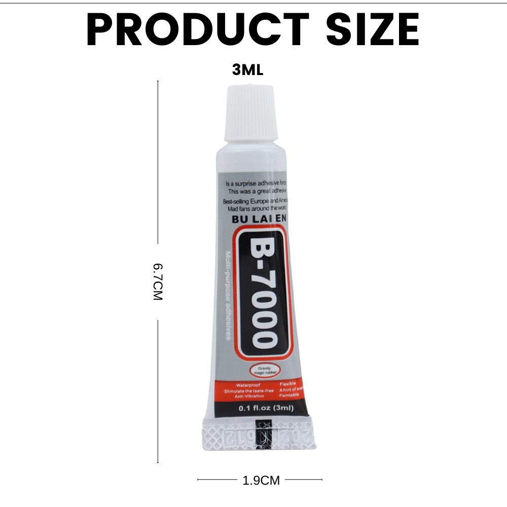 1/5/10/20 pçs b7000 3ml vidro  - Contact Cement Glue avaliação e preço