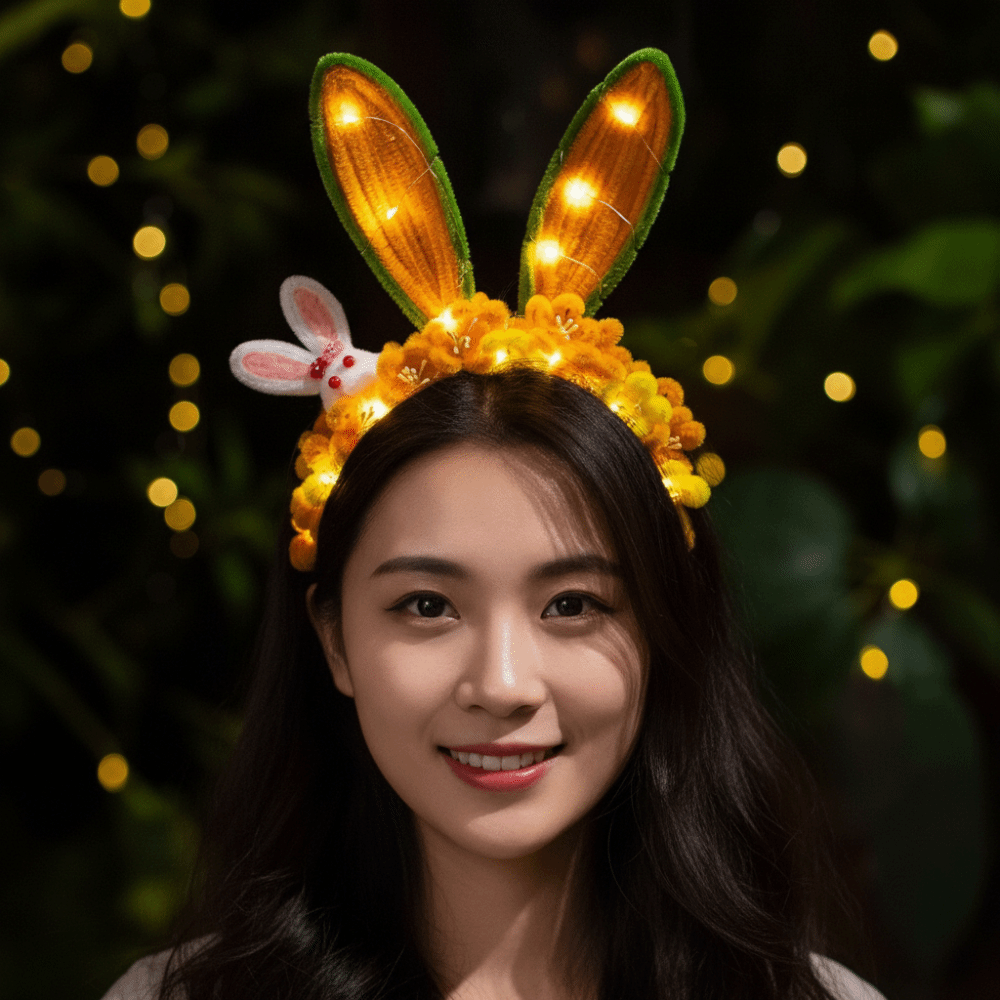 Tiara de Coelho Artesanal Lumi - Easy Cosplay Prop avaliação e preço
