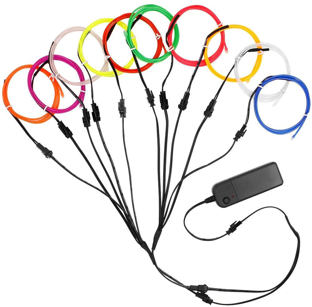 Cabo de fio brilhante 5 em 1,  - Led El Wire avaliação e preço