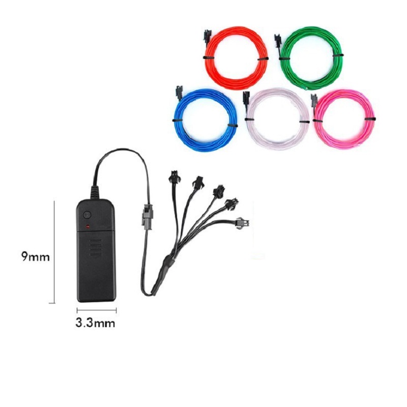 Cabo de fio brilhante 5 em 1,  - Led El Wire avaliação e preço