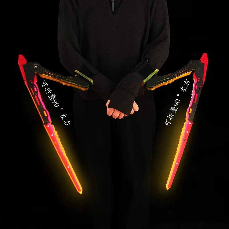 Katana de Anime Cyberpunk, Lâm - Cosplay Prop Knife avaliação e preço