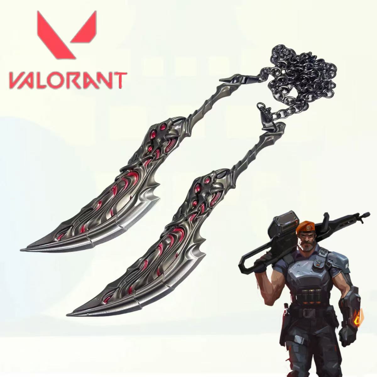 Espada Katana de Metal Valoran - Cosplay Flame Prop avaliação e preço