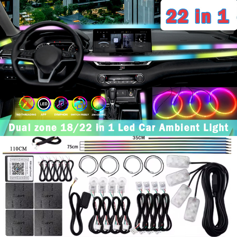 18/22 em 1 acrílico led luz am - Led El Wire avaliação e preço