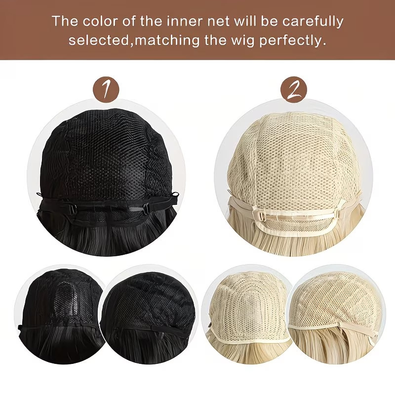 Peruca curta estilo bob com fr - Wig Fiber Net avaliação e preço