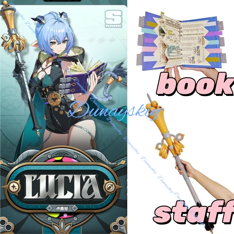 Jogo zenless zona zero lucia c - Cosplay Prop Book avaliação e preço