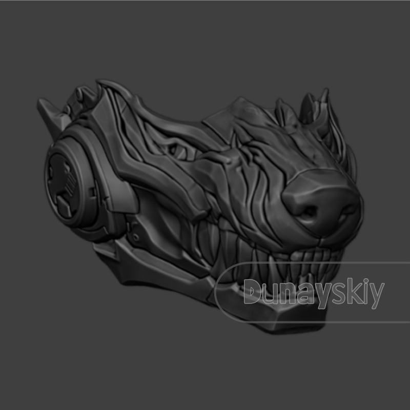 Máscara de Cosplay Valko Wolf  - Cosplay Prop 3D Print Settings avaliação e preço