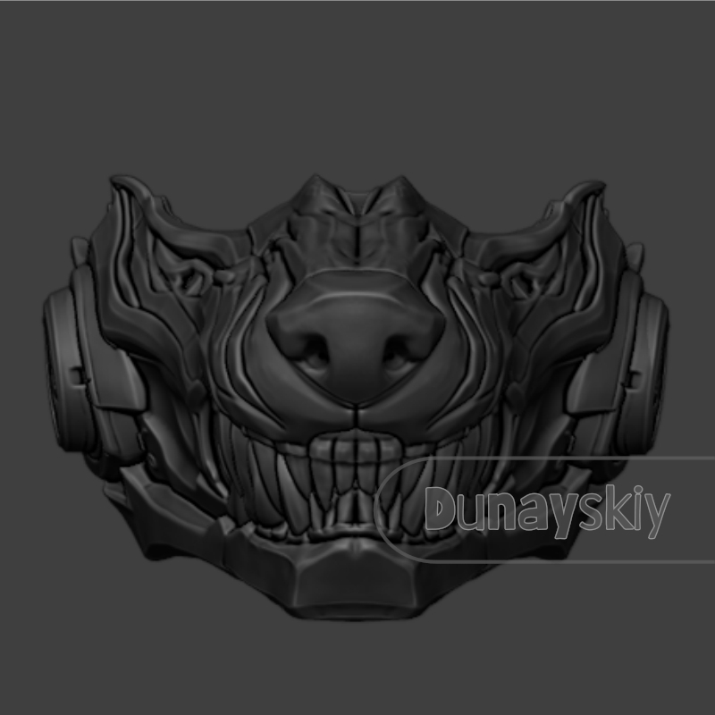 Máscara de Cosplay Valko Wolf  - Cosplay Prop 3D Print Settings avaliação e preço