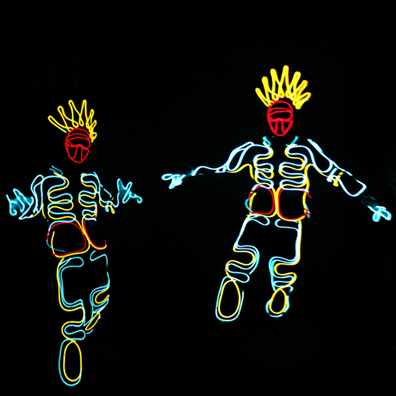 El fio led iluminar roupas led - Led El Wire avaliação e preço