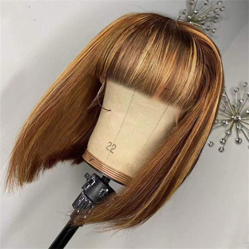 Peruca feminina curta com fran - Wig Fiber Net avaliação e preço