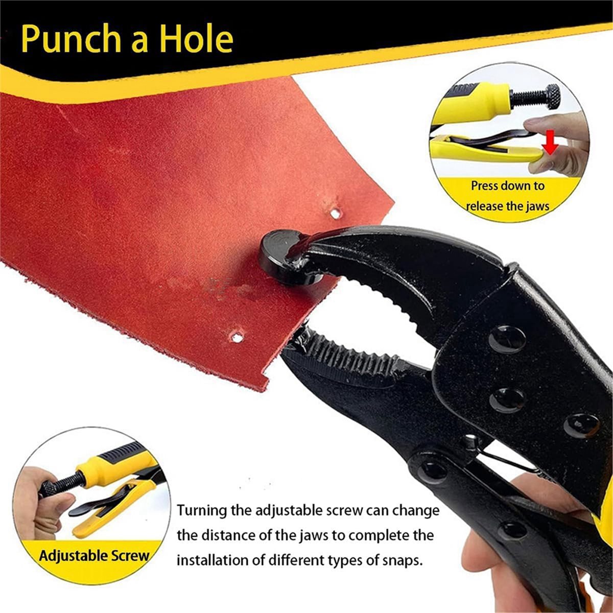 Kit de Ferramentas para Botões - Snap Plier Setter avaliação e preço