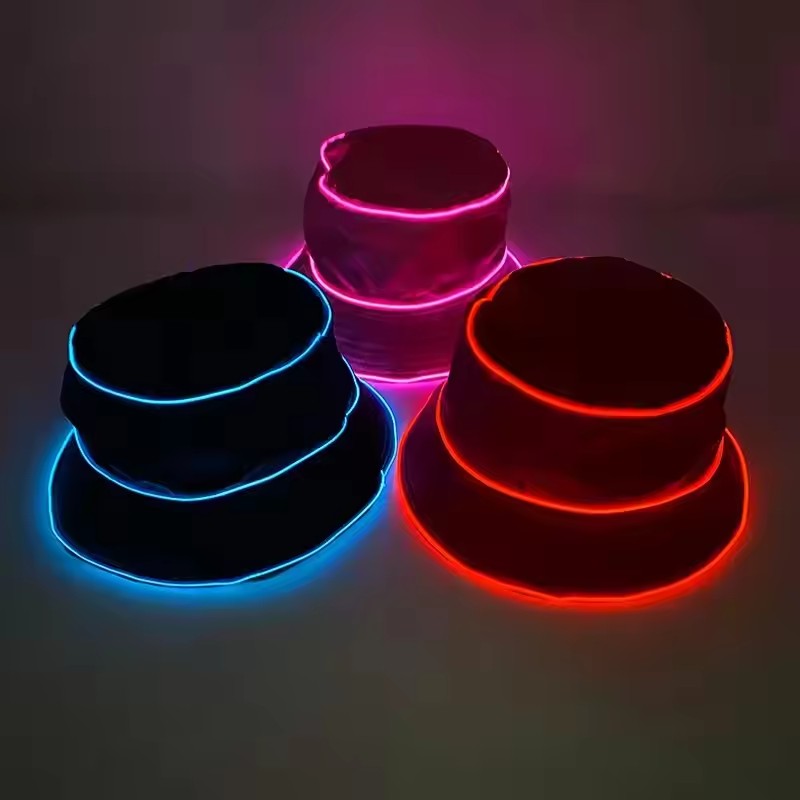 Chapéu de Pescador Luminoso LE - Led El Wire avaliação e preço