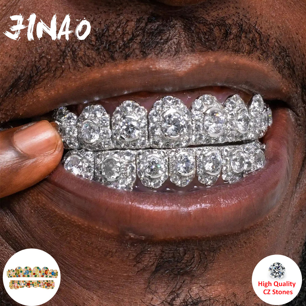 JINAO Hip Hop Grillz Completo  - Cosplay Flame Prop avaliação e preço