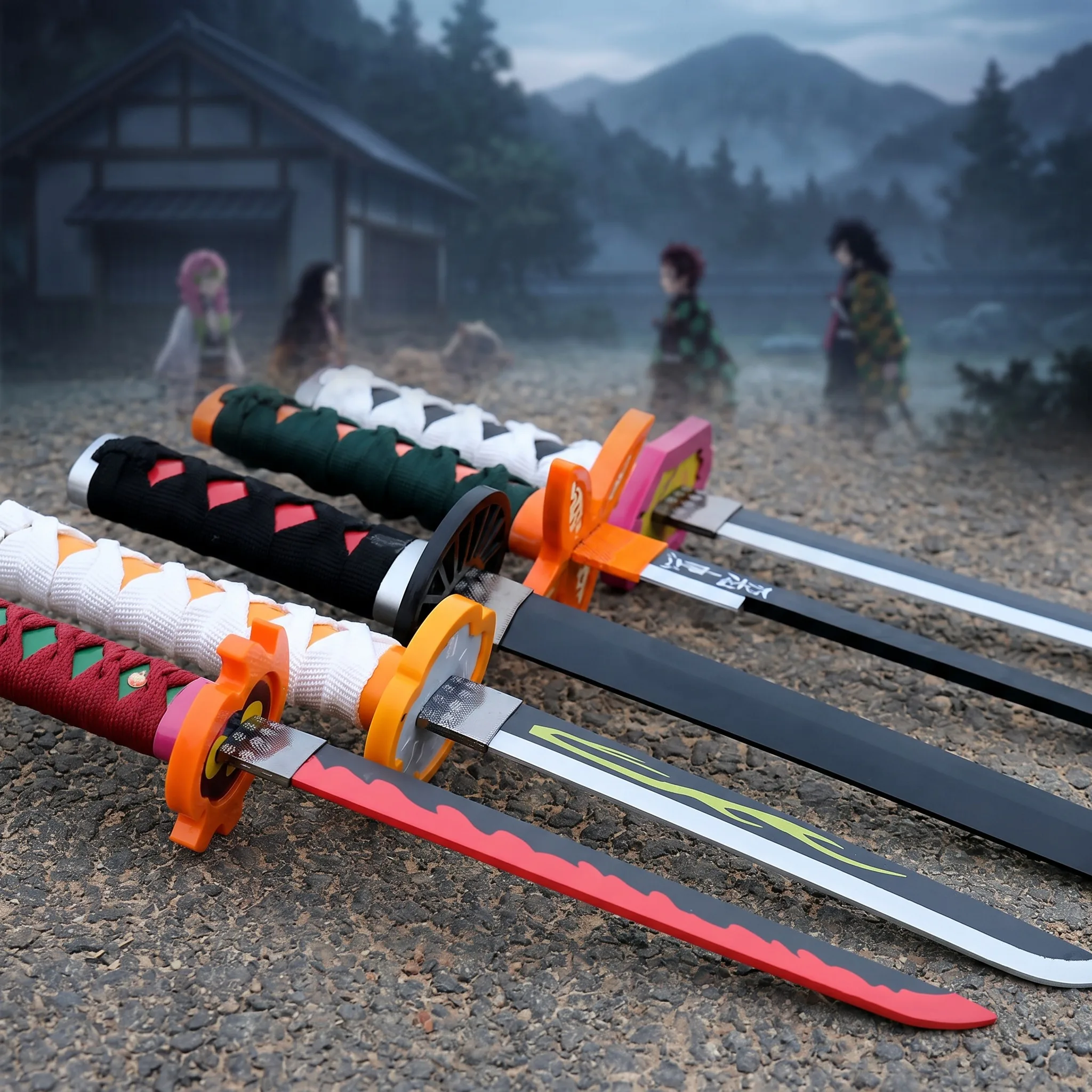 72 104cm Katana Demon Slayer T - Cosplay Prop Katana avaliação e preço