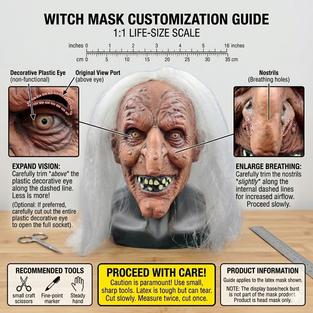 Máscara de Látex Criativa de B - Cosplay Prop Designer avaliação e preço