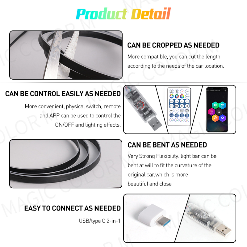 Vgetting 140/55.1 polegadas lu - Led El Wire avaliação e preço
