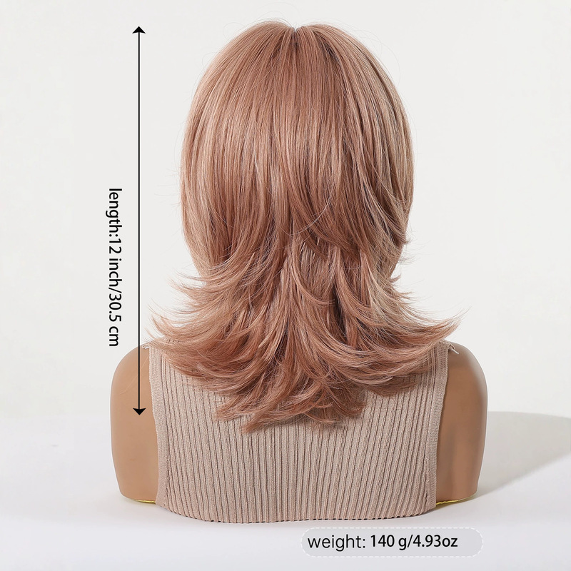 Peruca feminina com franja, ca - Wig Fiber Net avaliação e preço