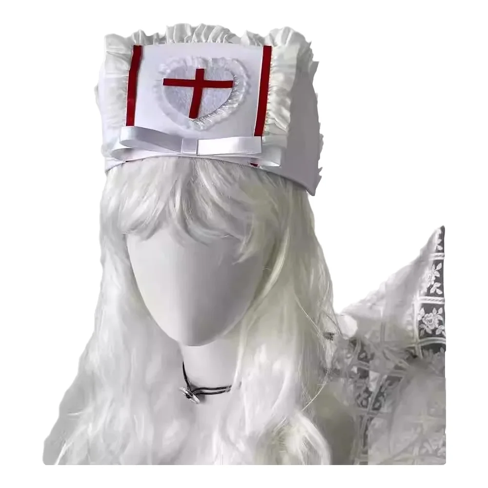 Cosplay enfermeira boné chapéu - Cosplay Prop Bow avaliação e preço