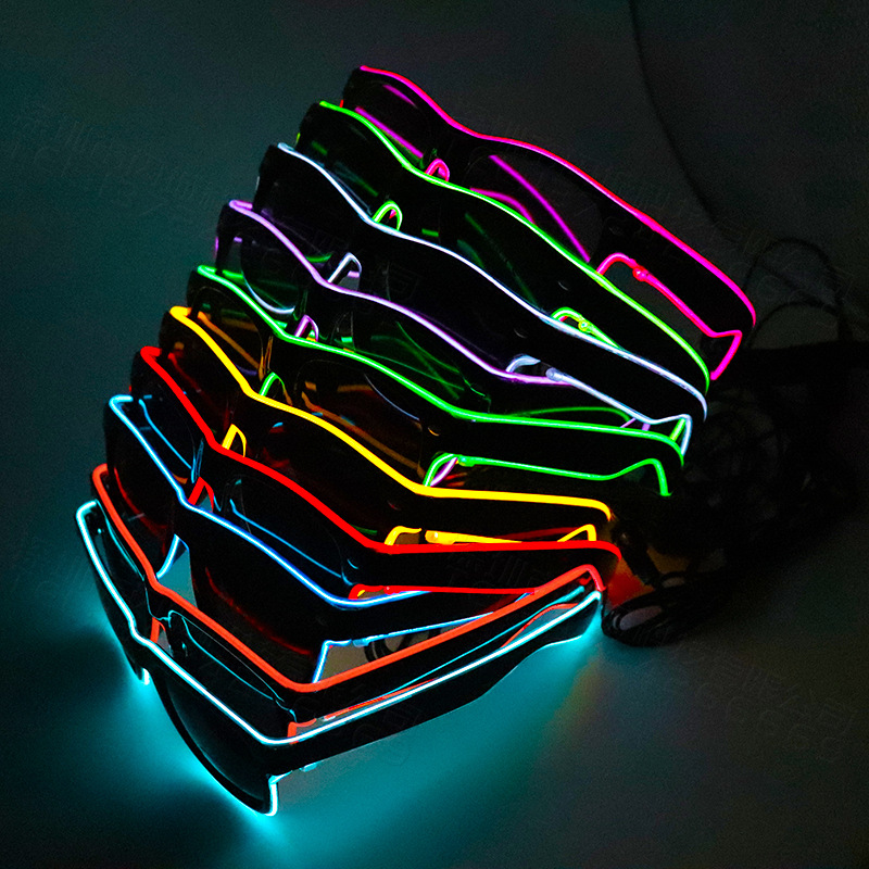 Piscando EL Wire LED Glasses,  - Led El Wire avaliação e preço