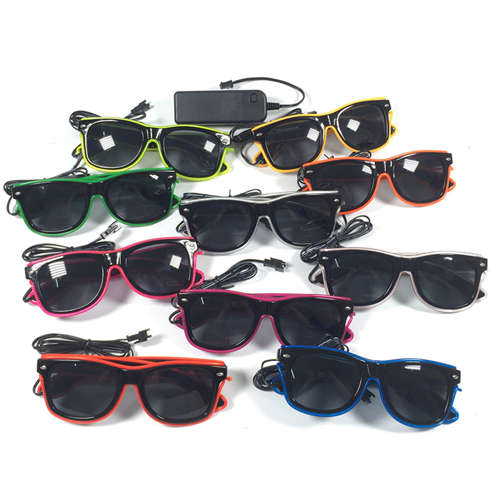 Piscando EL Wire LED Glasses,  - Led El Wire avaliação e preço