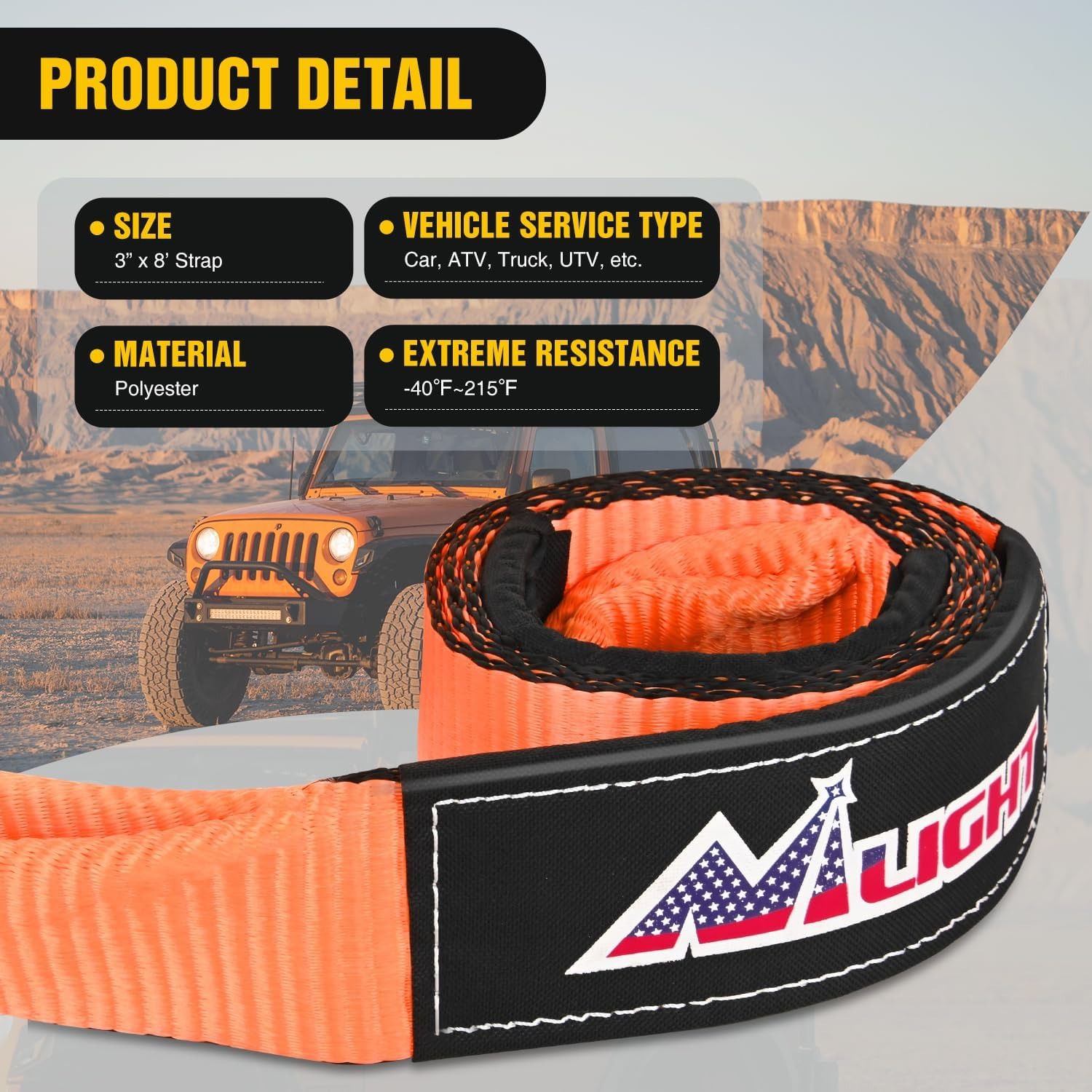 Kit de Recuperação Offroad Nil - D Ring Strap avaliação e preço