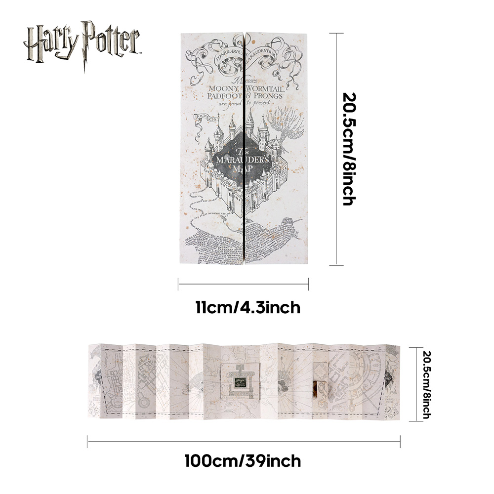 1PC Mapa da Escola de Magia do - Prop Para Cosplay avaliação e preço