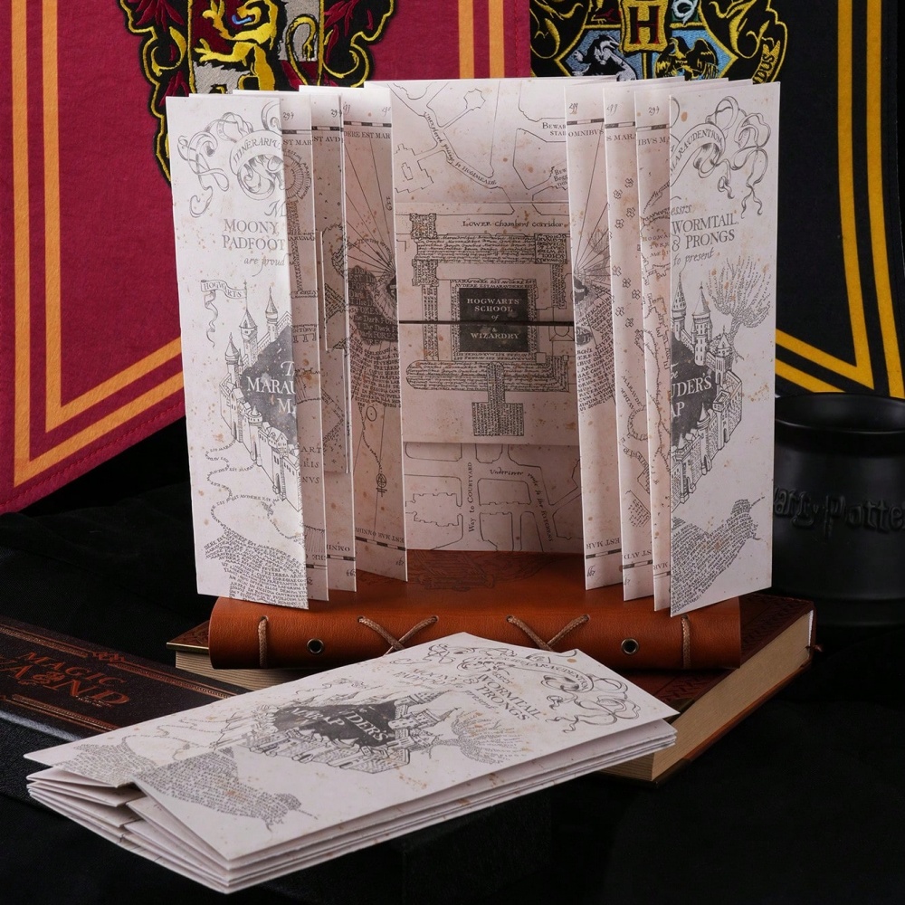 1PC Mapa da Escola de Magia do - Prop Para Cosplay avaliação e preço